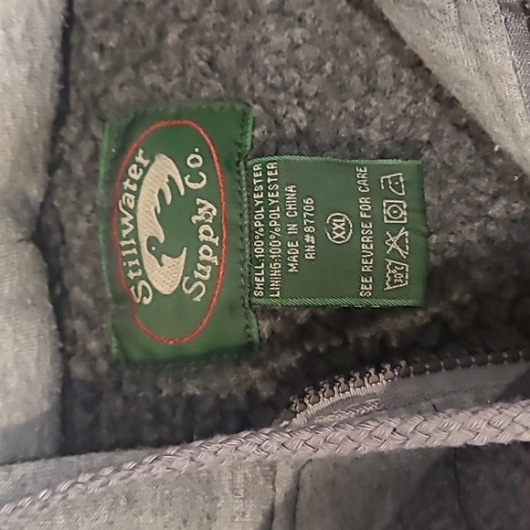 Stillwater Supply Company Hooded Fleece Jacket, Men's XXL - Picture 5 of 9